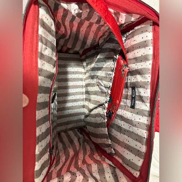 Lug Via-2 Convertible Tote Backpack in Bouquet Red main image 4